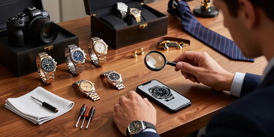 Luxury replica watches displayed elegantly, showcasing craftsmanship and style in a refined setting.
