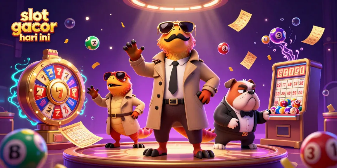 Experience the excitement of slot gacor hari ini with adventurous raptors and vibrant casino elements.