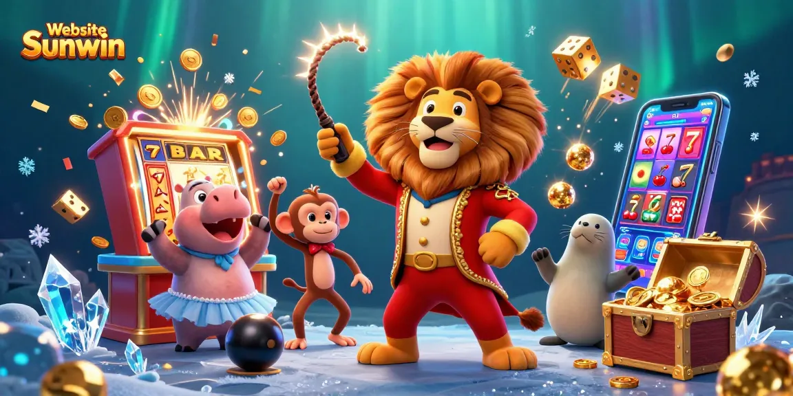 Engage in thrilling adventures with Website Sunwin's dynamic casino world featuring vibrant characters and jackpots.