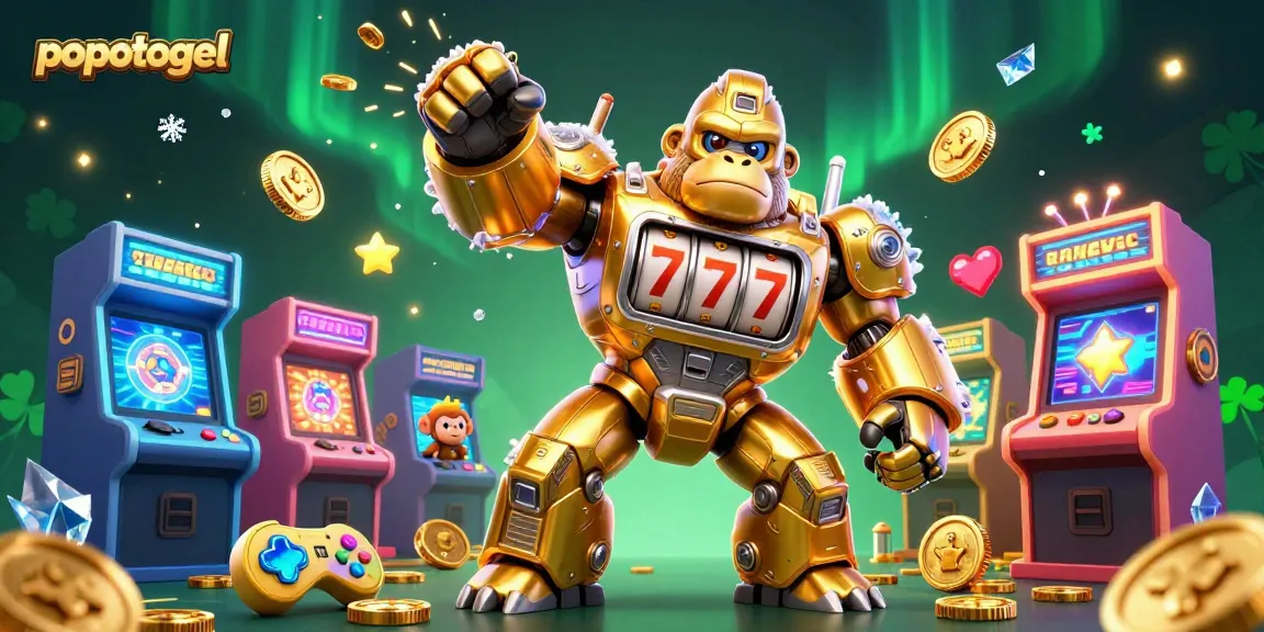 Experience thrilling slot action with the popotogel gorilla mech and exciting game elements!