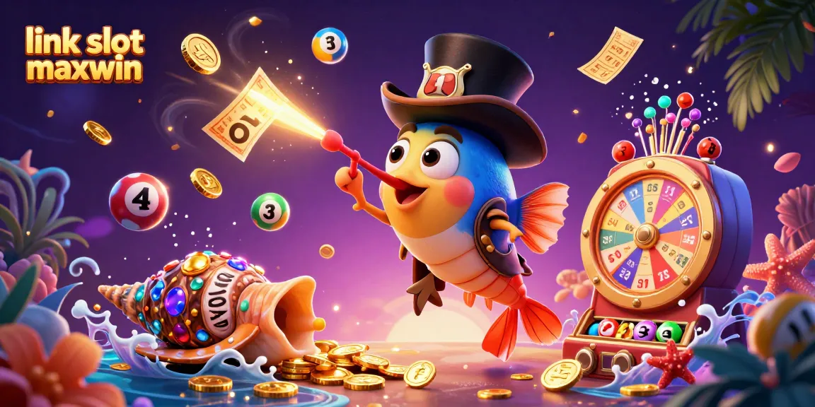 Berinteraksi dengan link slot maxwin saat ikan pemancing di kedalaman laut menarik koin emas dan bajak laut udang.