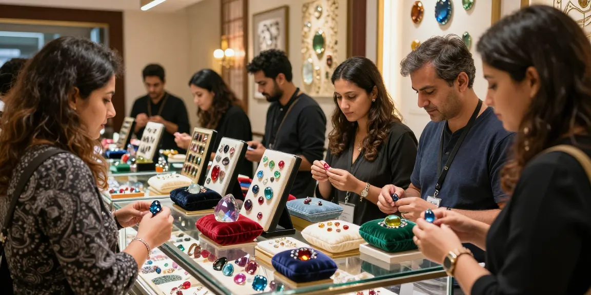 Explore high-quality gemstones at https://www.mygemspot.com in a vibrant marketplace with diverse customers and knowledgeable merchants.