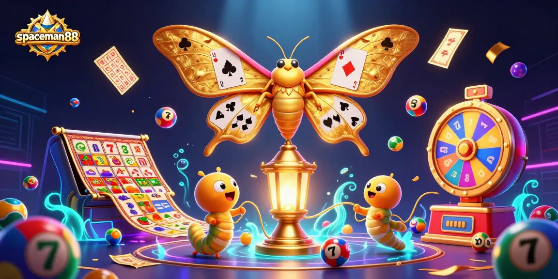 Experience exciting gameplay with spaceman88 amidst vibrant casino elements and stunning 3D visuals.