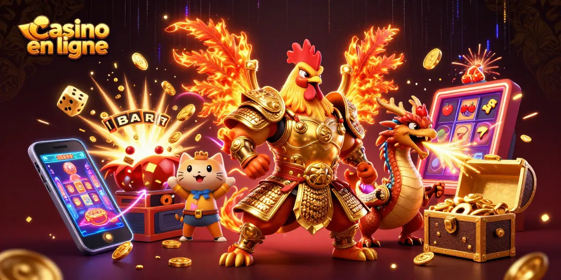 Découvrez un gameplay dynamique au casino en ligne avec des guerriers féroces et des célébrations de jackpots.