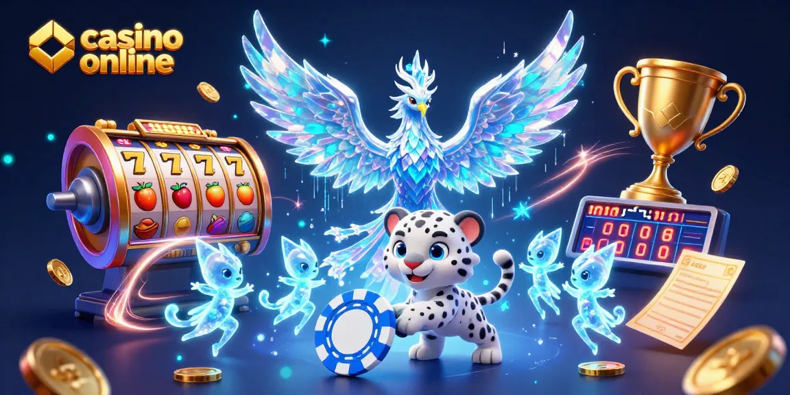 Gioca nei migliori casino online con il fantastico fenice di cristallo e un cucciolo di leopardo.