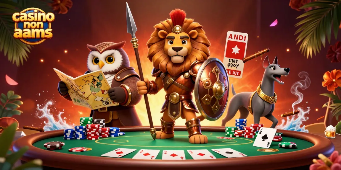 Vivi l'emozione del casino non aams con azione di poker in una coinvolgente scena 3D.