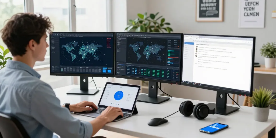 快连 network optimization software in a modern workspace, showcasing productivity and innovation.