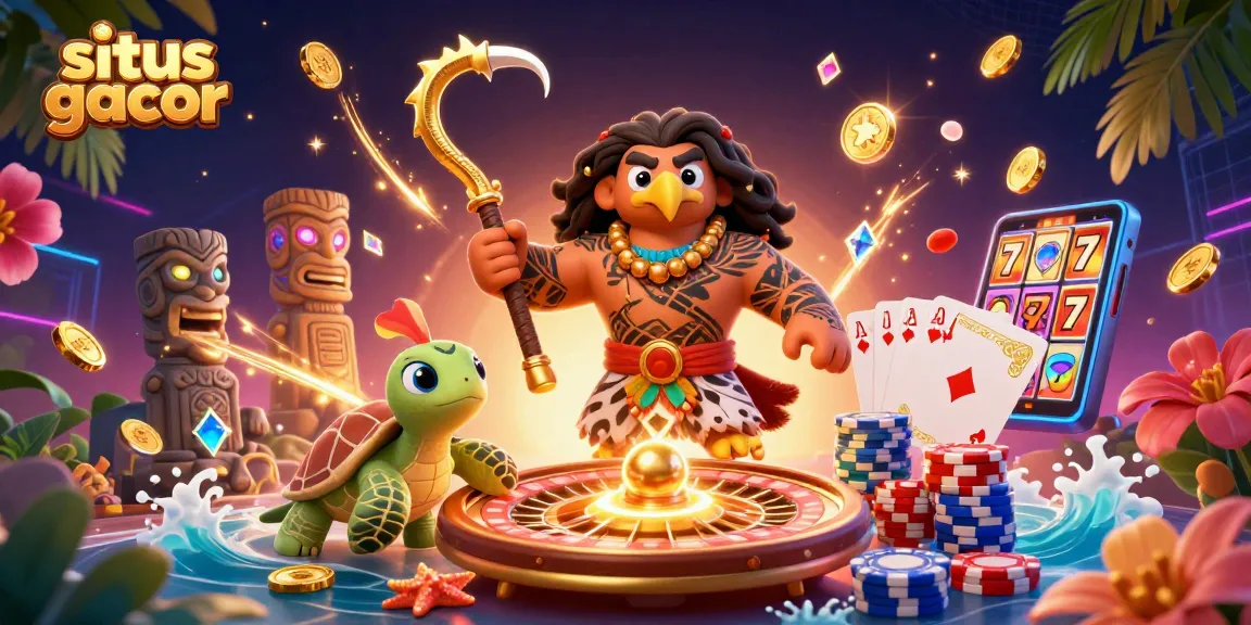 Experience exciting gaming at situs gacor with vibrant 3D characters, dynamic slots, and casino action!