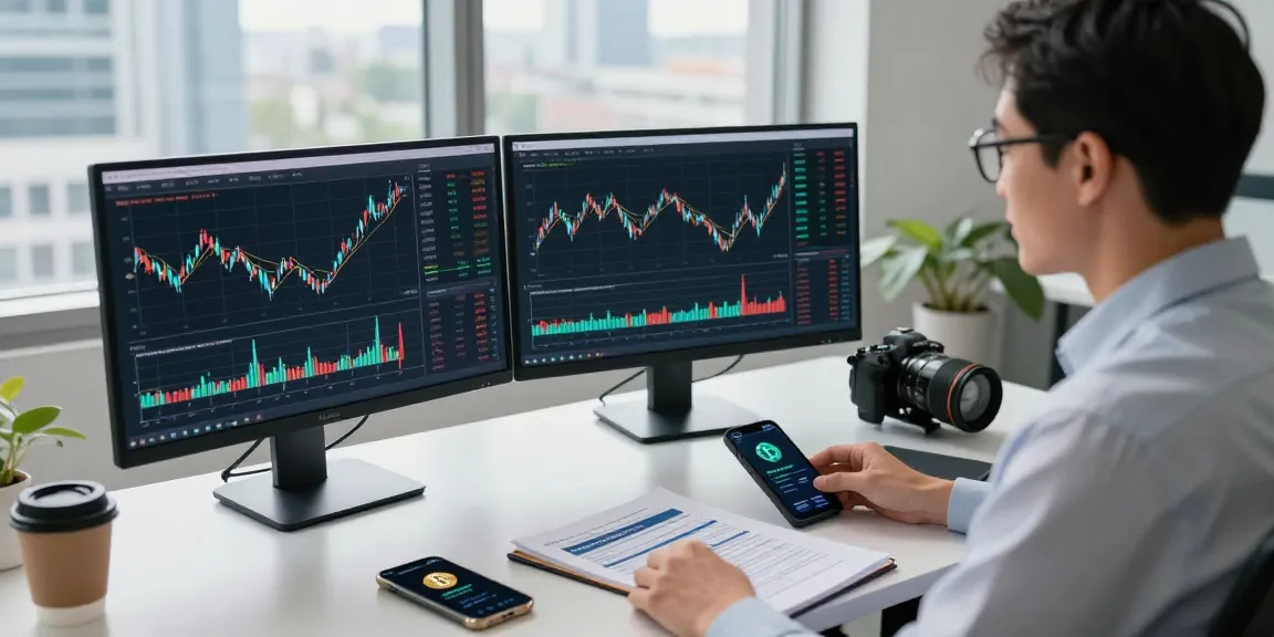 Recover lost crypto strategies in a financial recovery office with professionals analyzing graphs and trends.