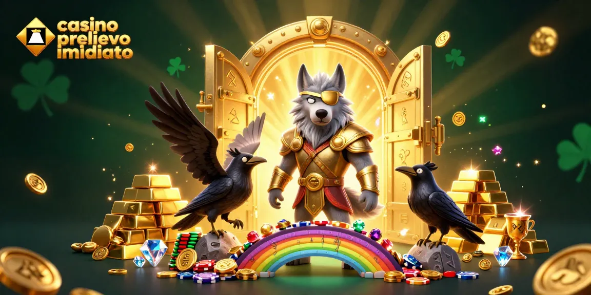 Gioca nel casino prelievo immediato mentre i personaggi mitologici circondano un ponte di chips luminosi.