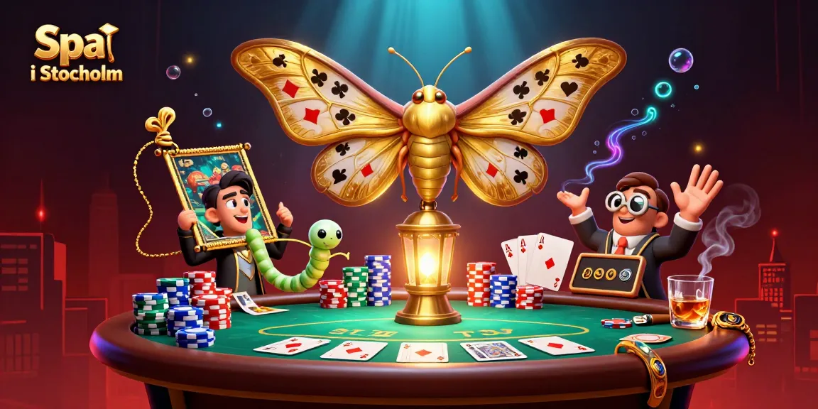 Engage with the best Spa i Stockholm experience featuring unique casino elements in a captivating 3D illustration.