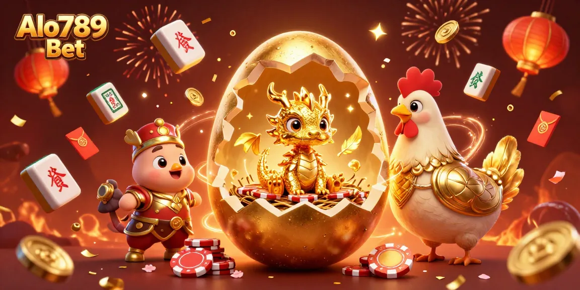 Experience the excitement of Alo789 Bet with golden dragon imagery and vibrant casino elements!