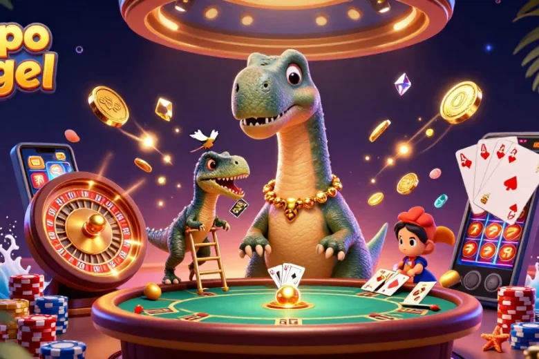 Engage in thrilling experiences with popo togel at this exciting casino illustration.